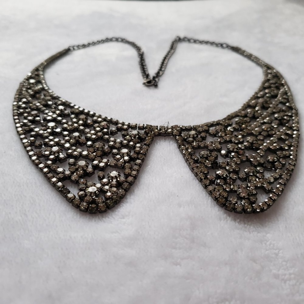 Rhinestone Collared Necklace - image 3